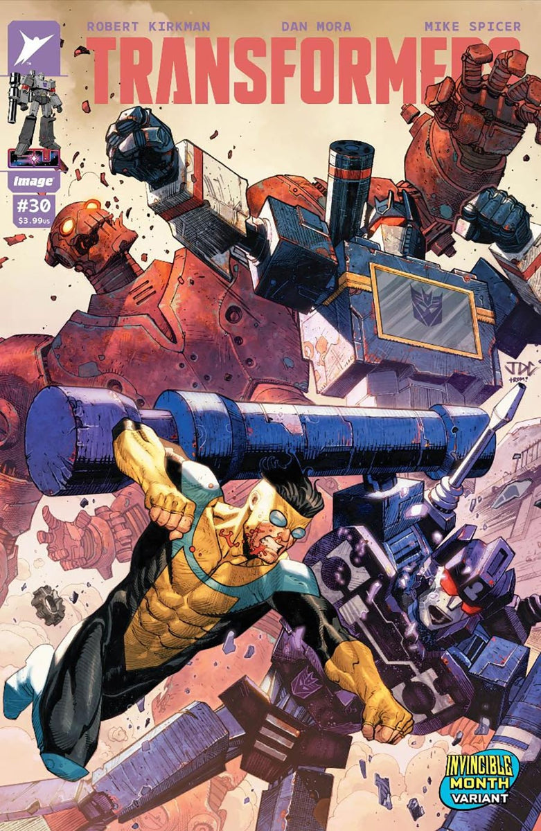 Transformers Vol. 5 #30 – Invincible Homage Cover | Image Comics