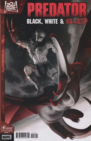 Predator: Black, White & Blood #4 (2025) – Junggeun Yoon Variant | Marvel Comics