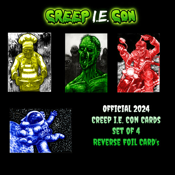 Offical Creep I.E. 2024 Cards - Set of 4 / Limited to 500