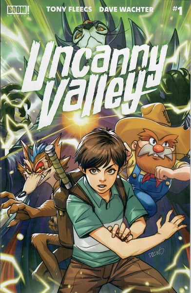 Uncanny Valley #1 - "DBZ Homage"  Derrick Chew Exclusive - Written by Tony Fleecs