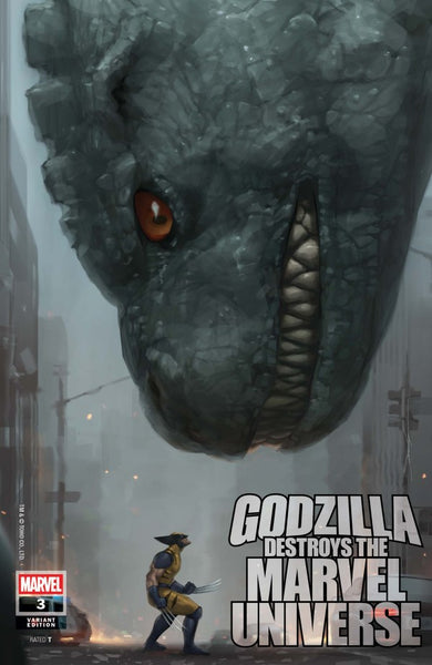 Godzilla Destroys the Marvel Universe #3 (Marvel Comics)