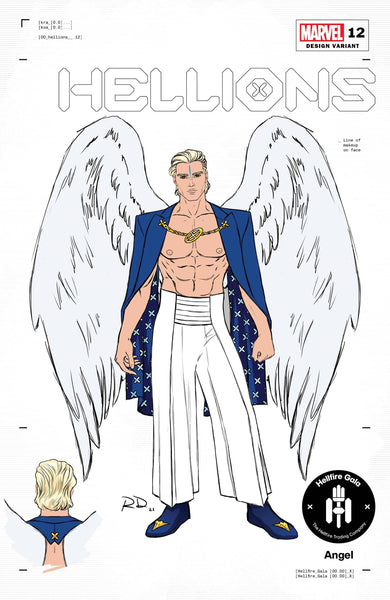 Hellions #12 Dauterman Angel Design Var Gala