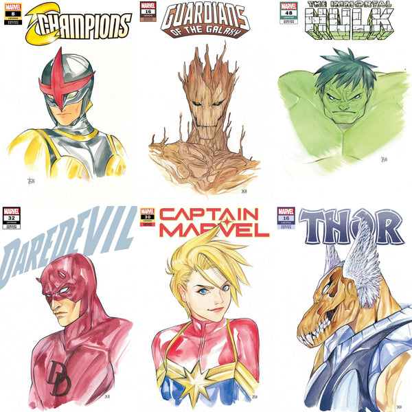 6 Set Momoko Variants Cover [ Set #2 ] W/ Rated Comics Backer