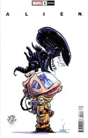 This is Aliens #1 Skottie Young Variant Cover