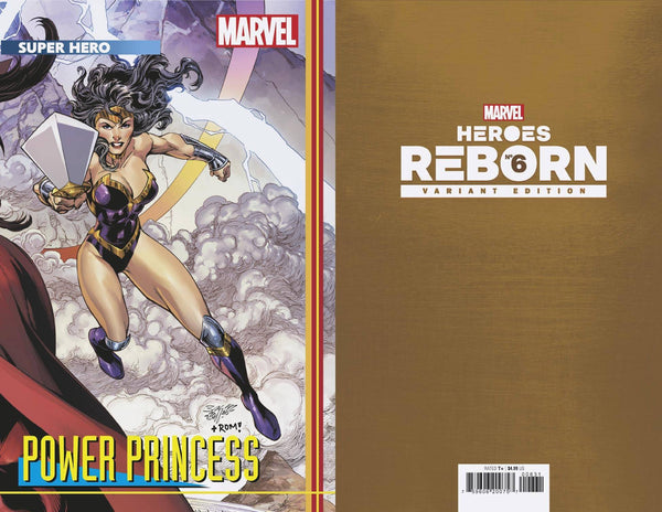 HEROES REBORN #6 (OF 7) BAGLEY CONNECTING TRADING CARD VAR - Marvel Comics